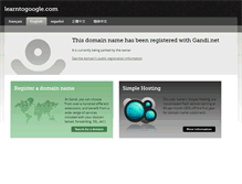 Tablet Screenshot of learntogoogle.com